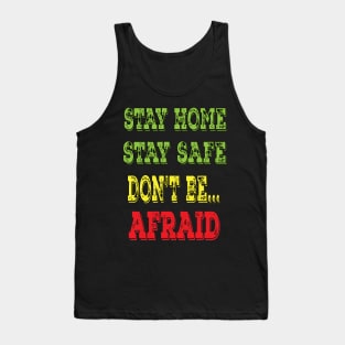 Health Safety Slogan Tank Top